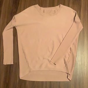Pink long sleeve oversized